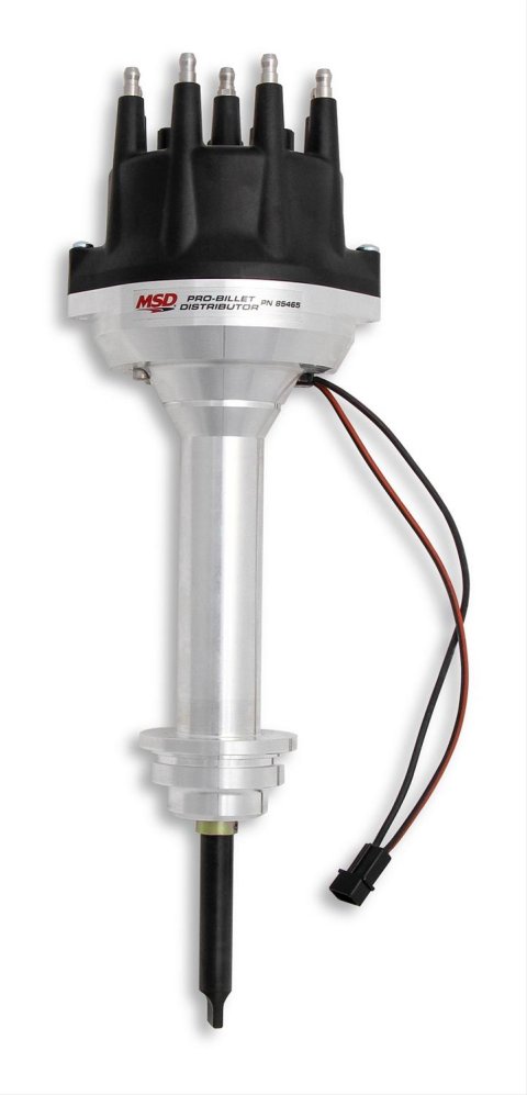 MSD Pro-Billet Distributors 85465 Distributor, Pro-Billet, Magnetic Trigger, Mechanical Advance, Chrysler, 413, 426, 440, Each thumbnail 2