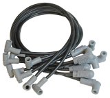 MSD 8.5mm Super Conductor Spark Plug Wire Sets 31293 Wires, Conductor, Spiral Core, 8.5mm, Black, 90 Degree Boots, Chevy, Big Block, V8, Set thumbnail 4