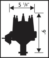 MSD Pro-Billet Ready-to-Run Distributors 8529 Distributor, Ready-to-Run, Magnetic Trigger, Vacuum Advance, Oldsmobile, 260-455, Each thumbnail 2