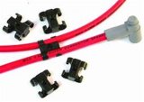 MSD Wire Separators 8842 Ignition Loom/Separator, Polymer, Black, 8 - 8.5mm with sleeving, Set of 16 thumbnail 2