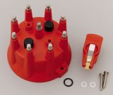 MSD Pro Mag Replacement Cap and Rotor Kits 7919 Rotor, Red, Male/HEI, Stainless Steel Terminals, Screw-Down, 12, 12LT, V8, Kit thumbnail 2