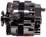 MSD Dynaforce Alternators 5362 Alternator, CS130, 160 Amp, V Belt, Chrome, Center Offset, Each thumbnail 7