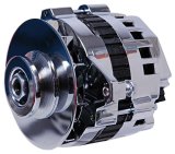 MSD Dynaforce Alternators 5362 Alternator, CS130, 160 Amp, V Belt, Chrome, Center Offset, Each thumbnail 8