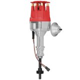 MSD Pro-Billet Distributors 83831 Distributor, Pro-Billet, Male/HEI, Mechanical, Red Cap, Ford, Mercury, Y-block, Each thumbnail 2
