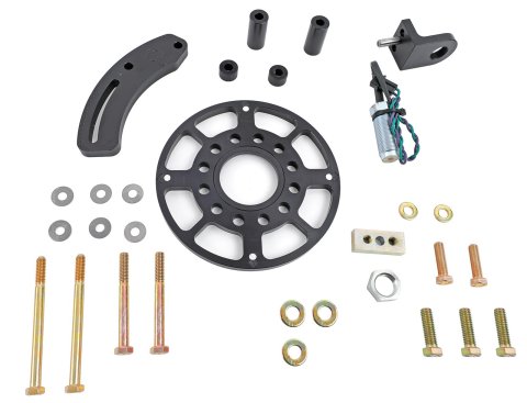 MSD Flying Magnet Crank Trigger Kits 86403 Kits, Trigger, Wheel, Pickup, Black Anodized Billet Aluminum Bracket, Ford, Small Block Windsor, Kit