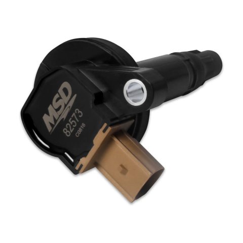 MSD Direct Replacement Ignition Coil Packs 82573 Coil, Replacement, Black, Tan Connector, Ford, 3.5L, Ecoboost, Each thumbnail 2