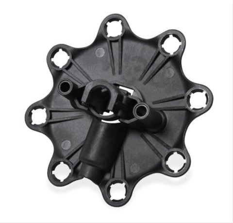 MSD Distributor Cap and Rotor Kits 84823 Rotor, Black, Male/HEI, Stainless Steel Terminals, TFI, Ford, Lincoln, Mercury, Small Block, Kit