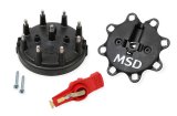 MSD Distributor Cap and Rotor Kits 84823 Rotor, Black, Male/HEI, Stainless Steel Terminals, TFI, Ford, Lincoln, Mercury, Small Block, Kit thumbnail 9