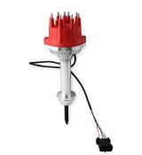MSD Pro-Billet Dual Sync EFI Distributors 2383 Distributor, EFI, Hall Effect, Male/HEI, Standard Rotation, Red Cap, Billet Aluminum Housing, Chrysler, 426/440 Big Block, Each thumbnail 3
