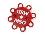 MSD Pro-Billet Ready-to-Run Distributors 85951 Distributors, Ready-To-Run, Magnetic, Male/HEI, Vacuum and Mechanical Advance, Steel Gear, Red Small Diameter Cap, Ford, Big Block FE, Each thumbnail 2
