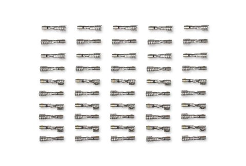 MSD Replacement Spark Plug Wire Terminals 34604 Components, Terminals, Female, Multi-angle, 8.5mm, Set of 50