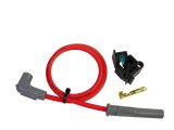 MSD Replacement Spark Plug Wires 34069 Wire, Super Conductor, Spiral Core, 8.5mm, Red, HEI/Multi-angle Boots, 48 in. Length, Each thumbnail 3