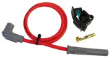 MSD Replacement Spark Plug Wires 34069 Wire, Super Conductor, Spiral Core, 8.5mm, Red, HEI/Multi-angle Boots, 48 in. Length, Each thumbnail 4
