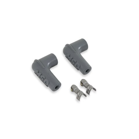 MSD Replacement Boots 3311 Spark Plug and Terminals, Gray, 90 Degree Boots, Pair thumbnail 2