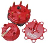 MSD Cap-A-Dapts 8441 Cap and Rotor, Red, Male/HEI, Stainless Terminals, Clamp-Down, Small Dia., Pro-Billet Distributors, Kit thumbnail 5