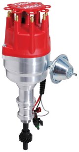 MSD Pro-Billet Ready-to-Run Distributors 8354 Distributor, Ready-to-Run, Magnetic Pickup, Vacuum Advance, Ford, 351W, Each thumbnail 3