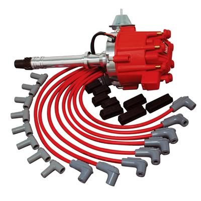 MSD Chevy Crate Engine Ignition Kits 84742 Combo, Pro-Billet HEI Distributor, Super Conductor Wires, Engines, Kit thumbnail 2