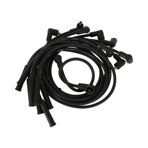 MSD Street Fire Spark Plug Wire Sets 5542 Wires, Fire, 8.0mm, Black, Straight Boots, Ford, Small/Big Block, Set thumbnail 3