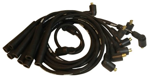 MSD Street Fire Spark Plug Wire Sets 5542 Wires, Fire, 8.0mm, Black, Straight Boots, Ford, Small/Big Block, Set thumbnail 4