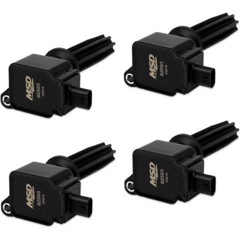 MSD Direct Replacement Ignition Coil Packs 825943 Coil, Replacement, Black, Ford, 2.0/2.3L, Ecoboost, Set of 4 thumbnail 2