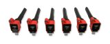 MSD Blaster OEM Replacement Coils 82706 Ignition Coil, OEM, Coil Pack, Epoxy, Female/Socket, Red, Rectangular, Ford, Set of 6 thumbnail 6