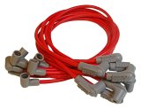 MSD 8.5mm Super Conductor Spark Plug Wire Sets 31659 Wires, Conductor, Spiral Core, 8.5mm, Red, 90 Degree Boots, Chevy, GMC, Small Block, V8, Set thumbnail 4