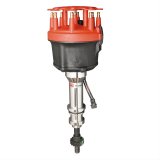 MSD Billet Distributors 85805 Distributor, Billet, Magnetic Trigger, Mechanical Advance, Ford, 351W, with Victor Jr. Intake, Each thumbnail 1