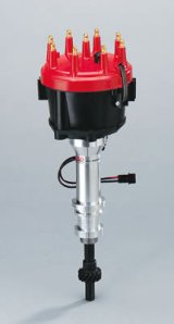 MSD Billet Distributors 85805 Distributor, Billet, Magnetic Trigger, Mechanical Advance, Ford, 351W, with Victor Jr. Intake, Each thumbnail 3
