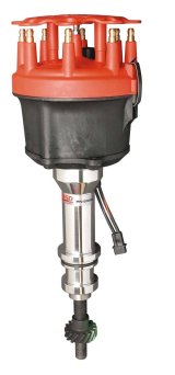 MSD Billet Distributors 85805 Distributor, Billet, Magnetic Trigger, Mechanical Advance, Ford, 351W, with Victor Jr. Intake, Each thumbnail 4