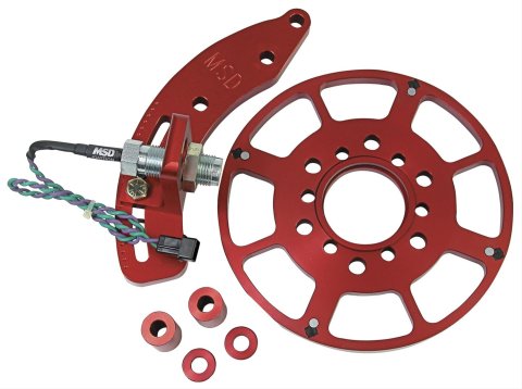 MSD Flying Magnet Crank Trigger Kits 8615 Trigger, Magnet, Chevy, Small Block, 8" balancer, Kit thumbnail 1