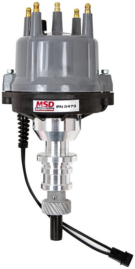 MSD Pro-Billet Distributors 8473 Distributor, Pro-Billet, Magnetic Trigger, Mechanical Advance, Ford, 2.3L, L4, Each thumbnail 3