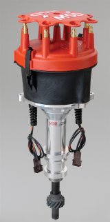 MSD Pro-Billet Dual Pickup Distributors 8384 Distributor, Pro-Billet, Magnetic Pickup, Mechanical Advance, Ford, 351W, Each thumbnail 2