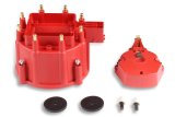 MSD Distributor Cap and Rotor Kits 8416 Rotor, Cap-A-Dapt, Red, Male/HEI, Stainless Steel Terminals, Clamp-Down, GM, V8, Kit thumbnail 4