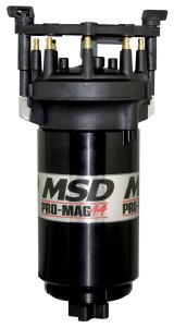 MSD Pro Mag 44 Magnetos 81407 Magnetos, 44, Generator Only with A Counterclockwise Rotation, 44.0 amp Output, Male/HEI, Black Aluminum Housing, 6.00 in. Cap Diameter, Each thumbnail 2