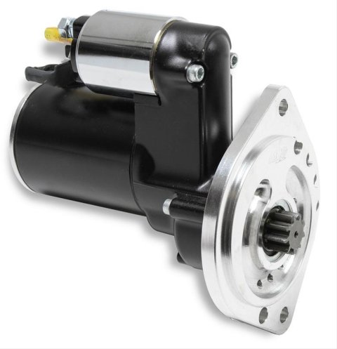 MSD DynaForce Starters 50903 Starters, DynaForce, Mini Hitachi, Standard Rotation, 4.4:1 Gear Reduction Ratio, Black Powdercoated, Ford, 4.7L, 5.0L, 5.8L, Each thumbnail 1