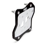 MSD Coil Brackets 82181 Ignition Brackets, Remote Mount, Rectangular, Billet Aluminum, Black/Silver, Universal, Each thumbnail 1