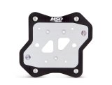 MSD Coil Brackets 82181 Ignition Brackets, Remote Mount, Rectangular, Billet Aluminum, Black/Silver, Universal, Each thumbnail 4
