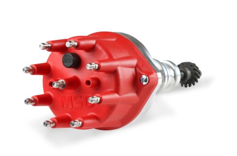 MSD Pro-Billet Distributors 85791 Distributor, Pro-Billet, Magnetic Trigger, Mechanical Advance, Steel Gear, Ford, Lincoln, Mercury, 4.7L, 5.0L, Each thumbnail 4