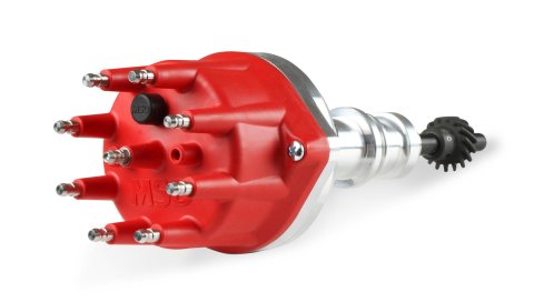 MSD Pro-Billet Distributors 85791 Distributor, Pro-Billet, Magnetic Trigger, Mechanical Advance, Steel Gear, Ford, Lincoln, Mercury, 4.7L, 5.0L, Each thumbnail 6