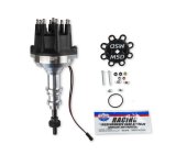 MSD Pro-Billet Distributors 857951 Distributor, Pro-Billet, Magnetic Trigger, Mechanical Advance, Black Cap, Ford, 289/302, Each thumbnail 2