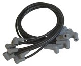 MSD Race Tailored Super Conductor Wire Sets 31593 Spark Plug Wires, Conductor, Spiral Core, 8.5mm, Black, 90 Degree Boot, Chevy, Small Block, Set thumbnail 3