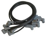 MSD Race Tailored Super Conductor Wire Sets 31593 Spark Plug Wires, Conductor, Spiral Core, 8.5mm, Black, 90 Degree Boot, Chevy, Small Block, Set thumbnail 4
