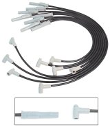 MSD 8.5mm Super Conductor Spark Plug Wire Sets 31773 Wires, Conductor, Spiral Core, 8.5mm, Black, Multi-Angle Boots, Chevy, GMC, 454, Set thumbnail 4