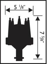 MSD Pro-Billet Distributors 8517 Distributor, Pro-Billet, Magnetic Trigger, Mechanical Advance, Buick, 400, 430, 455, Each thumbnail 2