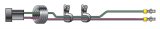 MSD GM HEI Module Bypass Cable 8861 Wiring Harness, Distributor to -6 or -7 Box, 8 in. Long, Each thumbnail 1