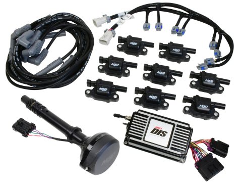 MSD Direct Ignition Systems 601513 System, DIS, Black, Cam Sync, Coils, Box, Chevy Small/Big Block, Kit