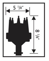 MSD Digital E-Curve Pro Billet Distributors 8394 Distributor, Pro-Billet E-Curve, Magnetic Trigger, Electronic, Vacuum Advance, Chevy, Big/Small Block thumbnail 2