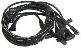 MSD Street Fire Spark Plug Wire Sets 5562 Wires, Fire, 8mm, Black, 90 Degree Boots, Chevy, Small Block, Set thumbnail 1