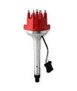 MSD Pro-Billet Dual Sync EFI Distributors 2376MSD Distributor, EFI, Hall Effect, Male/HEI, Red Cap, Billet Aluminum Housing, Slip Collar, Tall Deck, Chevy, 427, 454, Each thumbnail 2