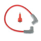 MSD 8.5mm Replacement Coil Wires 84039 Wire, Super Conductor, Spiral Core, 8.5mm, Red, Male HEI/Male HEI, 90 Degree Boots, 18 in. Long, Kit thumbnail 3